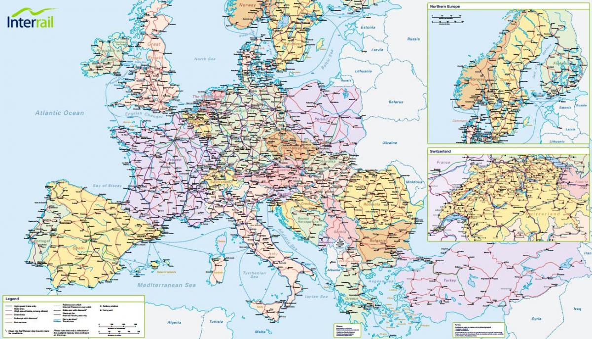 kat jeyografik nan interrail swis 