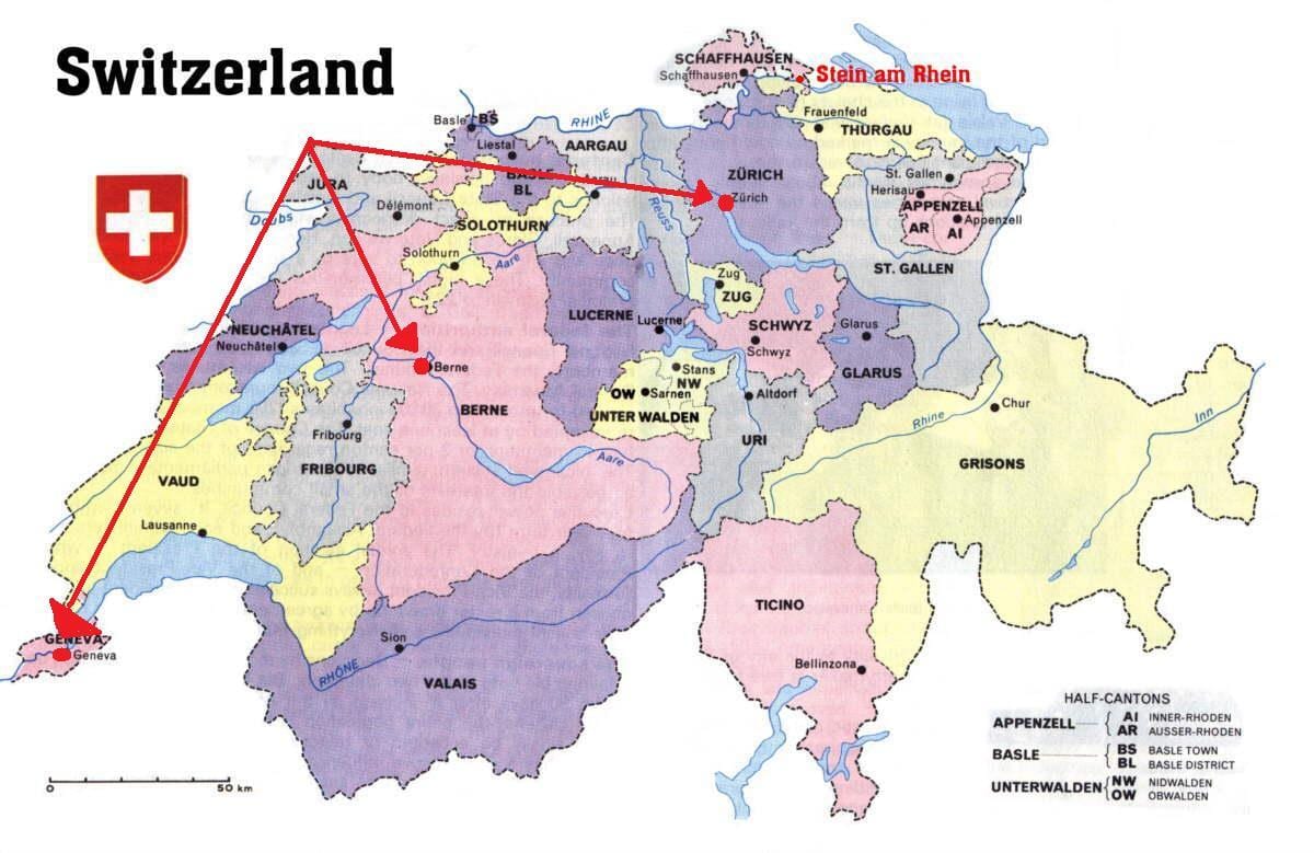 kat jeyografik nan zurich swis kat jeyografik ewòp